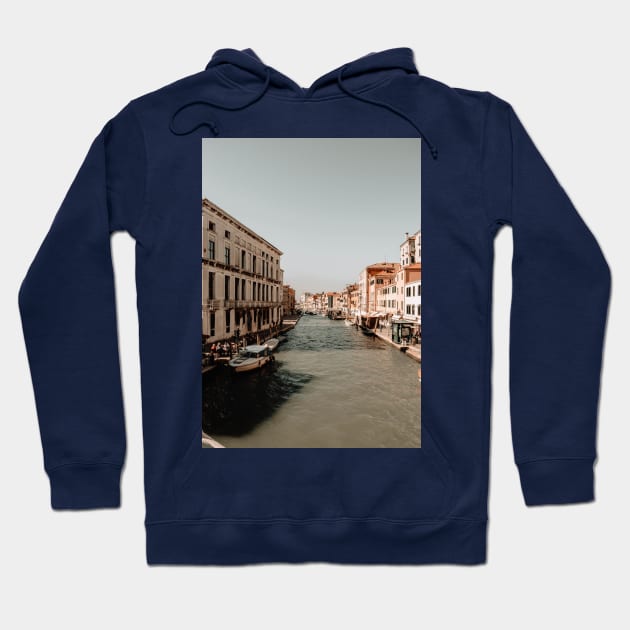 Venice River Architecture Photography Historical Buildings Hoodie by A.P.